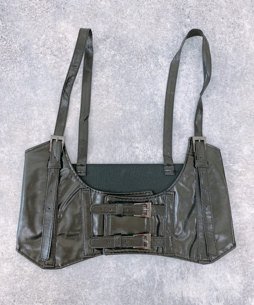 ap retro（アプレトロ）の「ハーネスベルト/コルセットベルト【ZOZO限定アイテム】（ベルト・レディース・ブラック/ベージュ・FREE）」の10枚目の写真