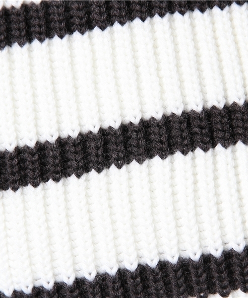 SHIPS for women(シップスフォーウィメン)の「【CLASSY.12月号掲載】ソリッド/ボーダー アゼニット プルオーバー(ニット/セーター・レディース・ライトホワイト/ブラック/ブルー/ネイビー・36/38)」の13枚目の写真