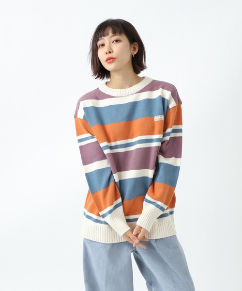 MAINBOOTH／マルチボーダーニットプルオーバー 2926823