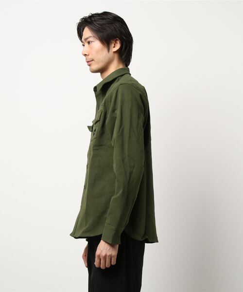 PEANUTS(ピーナッツ)の「LOWBLOW KNUCKLE / ローブローナックル / PEANUTS / FLYING ACE ミリタリーシャツ(M2)(シャツ/ブラウス・メンズ・ベージュ/ブラック/グリーン・L/XL/M/XXL)」の5枚目の写真