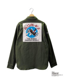 LOWBLOW KNUCKLE / ローブローナックル / PEANUTS / FLYING ACE ミリタリーシャツ(M2)