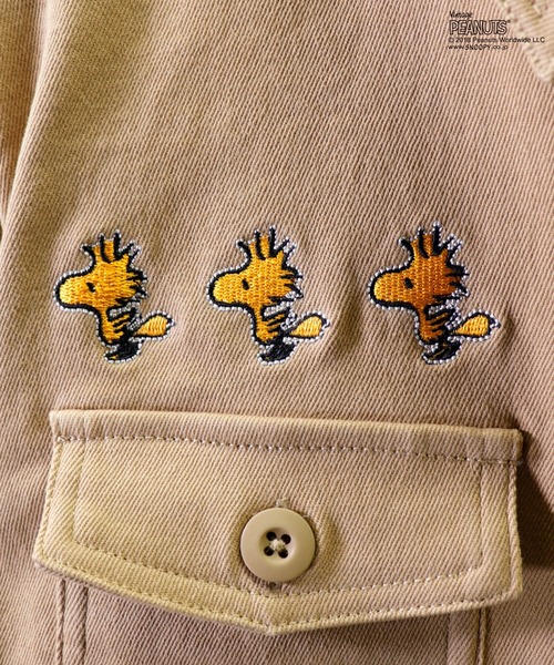 PEANUTS(ピーナッツ)の「LOWBLOW KNUCKLE / ローブローナックル / PEANUTS / FLYING ACE ミリタリーシャツ(M2)(シャツ/ブラウス・メンズ・ベージュ/ブラック/グリーン・L/XL/M/XXL)」の11枚目の写真