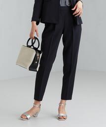 green label relaxing | [ 手洗い可能 / サラフール ]◆Ｄ タック テーパード パンツ -JPPSBO ◇No09◇ <34-46サイズ>(スラックス)