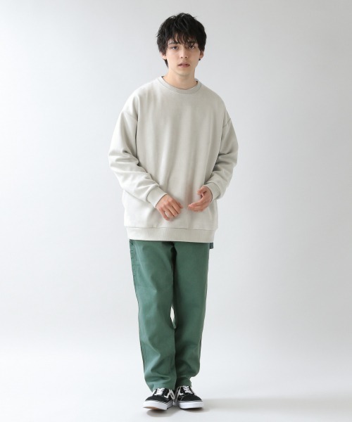 RAGEBLUE（レイジブルー）の「スウェードタッチクルーネック/931944（スウェット・メンズ・ライトブルー/パープル/オフホワイト/グレー・MEDIUM/LARGE/SMALL）」の7枚目の写真