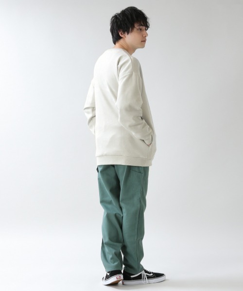 RAGEBLUE（レイジブルー）の「スウェードタッチクルーネック/931944（スウェット・メンズ・ライトブルー/パープル/オフホワイト/グレー・MEDIUM/LARGE/SMALL）」の8枚目の写真