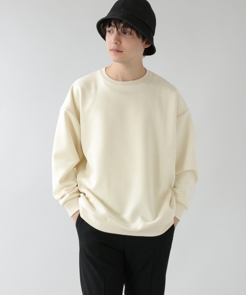 RAGEBLUE（レイジブルー）の「スウェードタッチクルーネック/931944（スウェット・メンズ・ライトブルー/パープル/オフホワイト/グレー・MEDIUM/LARGE/SMALL）」の11枚目の写真