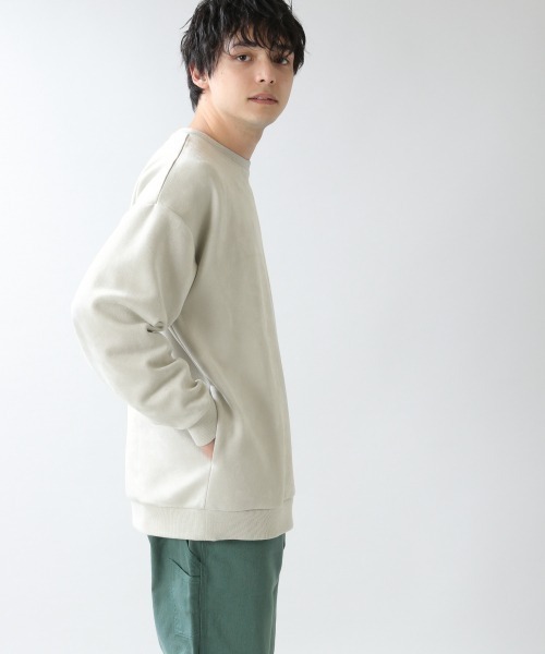 RAGEBLUE（レイジブルー）の「スウェードタッチクルーネック/931944（スウェット・メンズ・ライトブルー/パープル/オフホワイト/グレー・MEDIUM/LARGE/SMALL）」の14枚目の写真