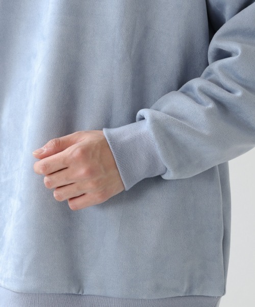 RAGEBLUE（レイジブルー）の「スウェードタッチクルーネック/931944（スウェット・メンズ・ライトブルー/パープル/オフホワイト/グレー・MEDIUM/LARGE/SMALL）」の22枚目の写真