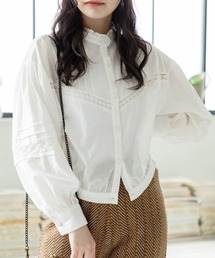 Mysa&Liina | コットンレースショートブラウス(シャツ/ブラウス)