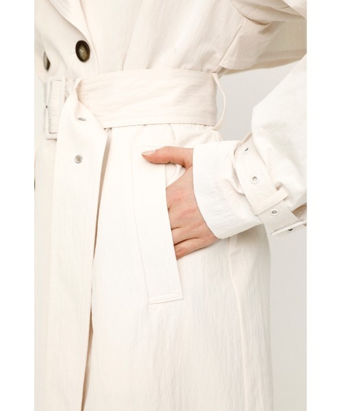 SLY（スライ）の「WRINKLE TRENCH COAT/トレンチコート