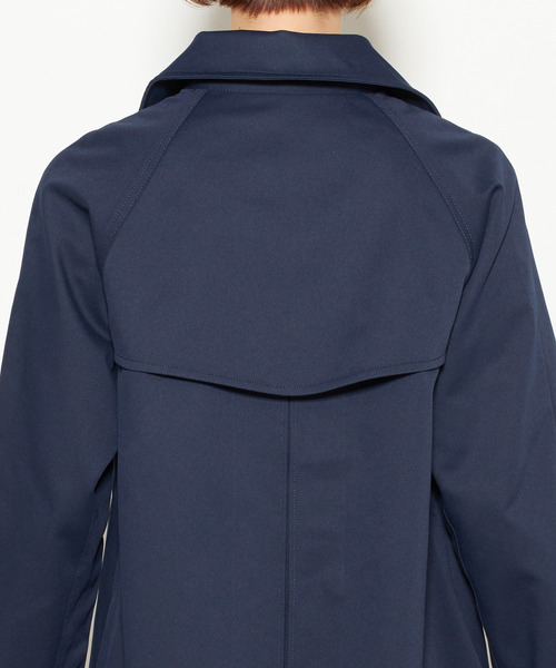 MELROSE claire（メルローズ クレール）の「エステルギャバショートトレンチコート（トレンチコート・レディース・ネイビー/ブルー/ベージュ・FREE）」の15枚目の写真