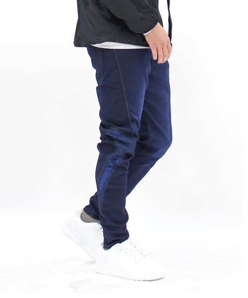 DIESEL(ディーゼル)の「Sweat Jeans テーパード スリム キャロット ニット切替 スウェット ジーンズ「MDY PANTS」(その他パンツ・メンズ・ネイビー・32inch/28inch/30inch/34inch/36inch)」の2枚目の写真