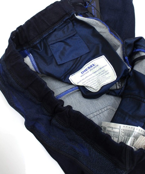 DIESEL(ディーゼル)の「Sweat Jeans テーパード スリム キャロット ニット切替 スウェット ジーンズ「MDY PANTS」(その他パンツ・メンズ・ネイビー・32inch/28inch/30inch/34inch/36inch)」の14枚目の写真