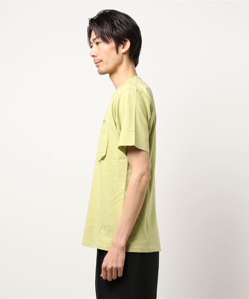 KRIFF MAYER（クリフメイヤー）の「抗菌ロゴ半袖ポケTEE(ヨセミテ)（Tシャツ/カットソー・メンズ・チャコール/グレー/オフホワイト/パープル/ライトグリーン・MEDIUM/LARGE/SMALL/X-LARGE）」の6枚目の写真