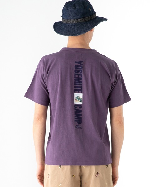 KRIFF MAYER（クリフメイヤー）の「抗菌ロゴ半袖ポケTEE(ヨセミテ)（Tシャツ/カットソー・メンズ・チャコール/グレー/オフホワイト/パープル/ライトグリーン・MEDIUM/LARGE/SMALL/X-LARGE）」の5枚目の写真