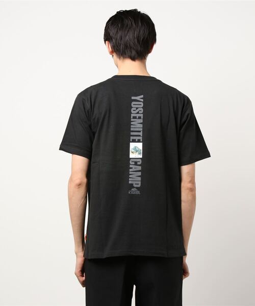 KRIFF MAYER（クリフメイヤー）の「抗菌ロゴ半袖ポケTEE(ヨセミテ)（Tシャツ/カットソー・メンズ・チャコール/グレー/オフホワイト/パープル/ライトグリーン・MEDIUM/LARGE/SMALL/X-LARGE）」の4枚目の写真