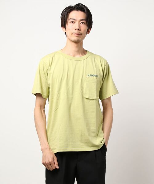 KRIFF MAYER（クリフメイヤー）の「抗菌ロゴ半袖ポケTEE(ヨセミテ)（Tシャツ/カットソー・メンズ・チャコール/グレー/オフホワイト/パープル/ライトグリーン・MEDIUM/LARGE/SMALL/X-LARGE）」の14枚目の写真