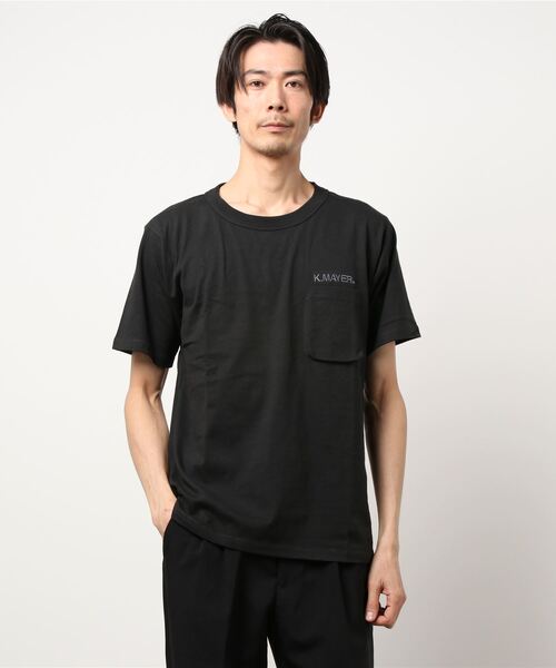 KRIFF MAYER（クリフメイヤー）の「抗菌ロゴ半袖ポケTEE(ヨセミテ)（Tシャツ/カットソー・メンズ・チャコール/グレー/オフホワイト/パープル/ライトグリーン・MEDIUM/LARGE/SMALL/X-LARGE）」の12枚目の写真