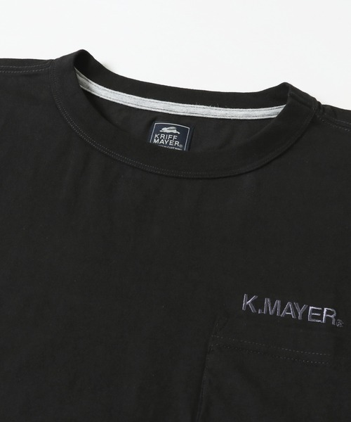 KRIFF MAYER（クリフメイヤー）の「抗菌ロゴ半袖ポケTEE(ヨセミテ)（Tシャツ/カットソー・メンズ・チャコール/グレー/オフホワイト/パープル/ライトグリーン・MEDIUM/LARGE/SMALL/X-LARGE）」の18枚目の写真