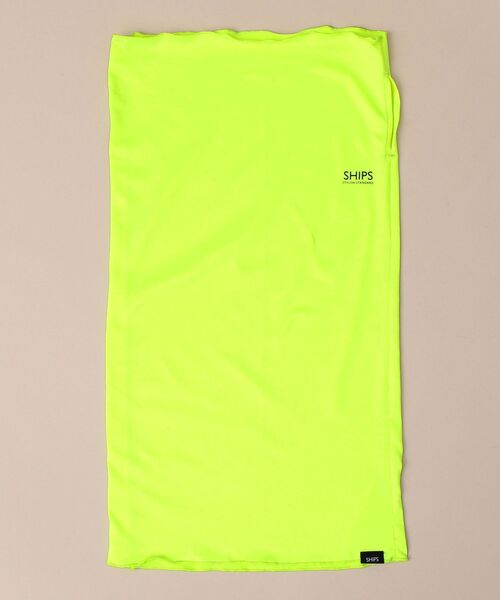 SHIPS（シップス）の「【WEB限定】SHIPS: スタイリッシュ ネックゲイター（ネックウォーマー/スヌード・メンズ・ブラック/チャコールグレー/ネイビー/イエロー・ONE SIZE）」の4枚目の写真