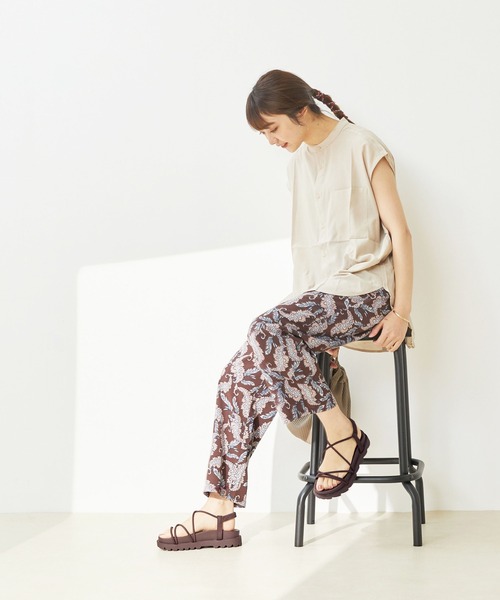 welleg（ウェレッグ）の「レースアップ厚底 華奢ストラップ サンダル（サンダル・レディース・アイボリー/ブラック/ブラウン/ダークブラウン/クリア/ブラック系その他・22.5cm/23.0cm/23.5cm/24.0cm/24.5cm）」の15枚目の写真