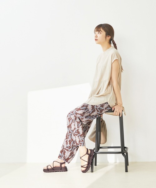 welleg（ウェレッグ）の「レースアップ厚底 華奢ストラップ サンダル（サンダル・レディース・アイボリー/ブラック/ブラウン/ダークブラウン/クリア/ブラック系その他・22.5cm/23.0cm/23.5cm/24.0cm/24.5cm）」の17枚目の写真