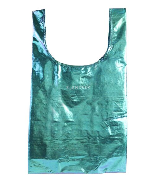 ELENDEEK（エレンディーク）の「シャイニーショッピングバッグ（エコバッグ/サブバッグ・レディース・ブラック/ピンク/シルバー/ミント・FREE）」の2枚目の写真