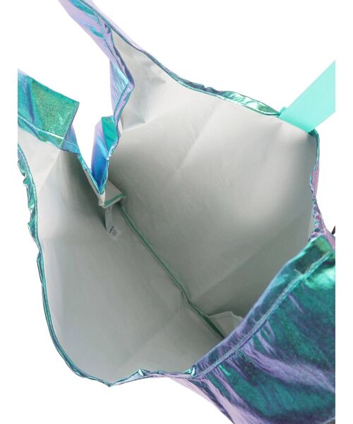 ELENDEEK（エレンディーク）の「シャイニーショッピングバッグ（エコバッグ/サブバッグ・レディース・ブラック/ピンク/シルバー/ミント・FREE）」の9枚目の写真