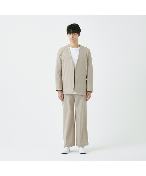 CHRONE（クロネ）の「CHRONE borderless straight trousers -male-（スラックス・メンズ・ブラック/ベージュ/ネイビー・S/M/L）」の13枚目の写真