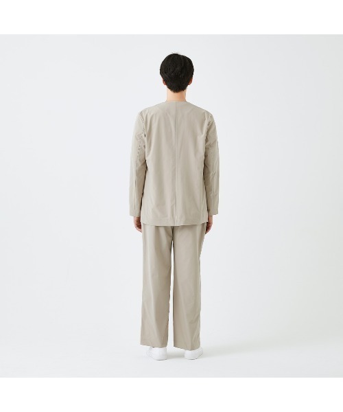 CHRONE（クロネ）の「CHRONE borderless straight trousers -male-（スラックス・メンズ・ブラック/ベージュ/ネイビー・S/M/L）」の4枚目の写真