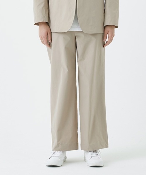 CHRONE（クロネ）の「CHRONE borderless straight trousers -male-（スラックス・メンズ・ブラック/ベージュ/ネイビー・S/M/L）」の22枚目の写真