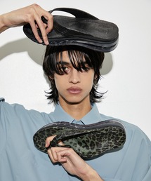 クリアソールギョサン厚底サンダル/スポーツサンダル