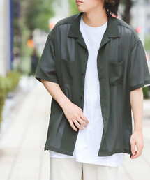 SENSE OF PLACE by URBAN RESEARCH | シアーヨウリュウオープンカラーシャツ(シャツ/ブラウス)