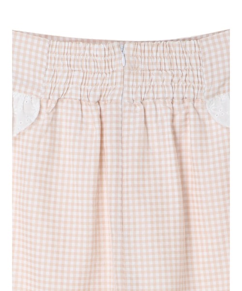 Honey Salon（ハニーサロン）の「ハイウエストギンガムスカート（スカート・レディース・ブラック/ベージュ・FREE）」の9枚目の写真