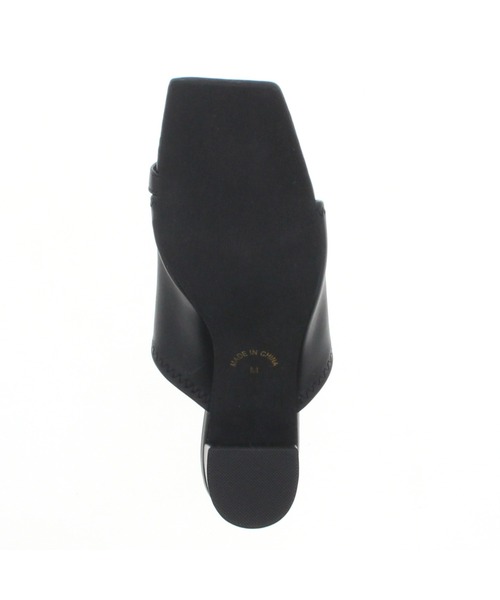 JELLY BEANS（ジェリービーンズ）の「トング太ヒールミュール(210-30304)JELLY BEANS(ジェリービーンズ)（サンダル・レディース・ホワイト/ブラック/グレイッシュベージュ・S/M/L）」の9枚目の写真