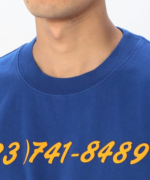 VIRGIL NORMAL（ヴァージルノーマル）の「【VIRGIL NORMAL】プリントＴシャツ STAY POSITIVE MEN（Tシャツ/カットソー・メンズ・ネイビー・LARGE/MEDIUM）」の8枚目の写真