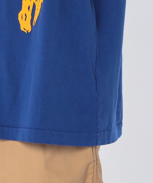 VIRGIL NORMAL（ヴァージルノーマル）の「【VIRGIL NORMAL】プリントＴシャツ STAY POSITIVE MEN（Tシャツ/カットソー・メンズ・ネイビー・LARGE/MEDIUM）」の10枚目の写真