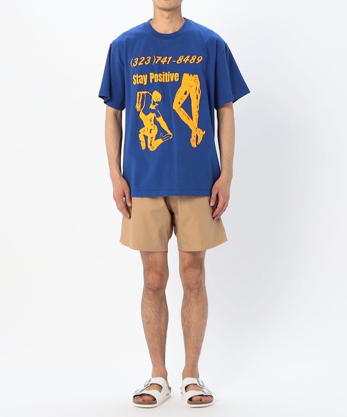 VIRGIL NORMAL（ヴァージルノーマル）の「【VIRGIL NORMAL】プリントＴシャツ STAY POSITIVE MEN（Tシャツ/カットソー・メンズ・ネイビー・LARGE/MEDIUM）」の12枚目の写真