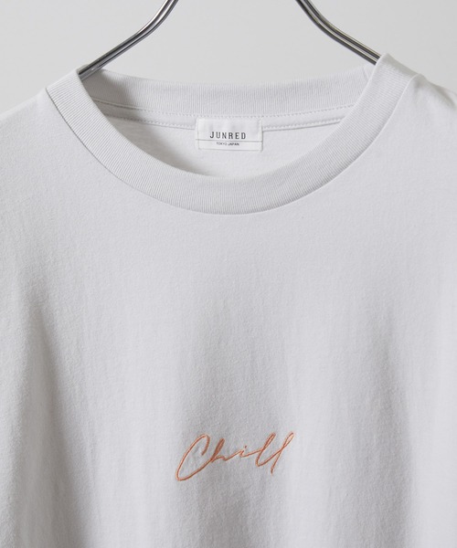 JUNRED(ジュンレッド)の「CHILL BOYプリントTEE(Tシャツ/カットソー・メンズ・ホワイト/ブラック/ブルー系その他6・S/M/L)」の9枚目の写真