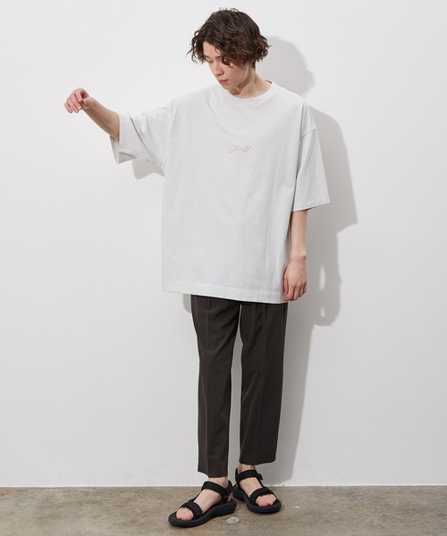 JUNRED(ジュンレッド)の「CHILL BOYプリントTEE(Tシャツ/カットソー・メンズ・ホワイト/ブラック/ブルー系その他6・S/M/L)」の16枚目の写真