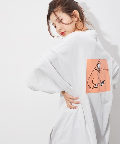 JUNRED(ジュンレッド)の「CHILL BOYプリントTEE(Tシャツ/カットソー・メンズ・ホワイト/ブラック/ブルー系その他6・S/M/L)」の10枚目の写真