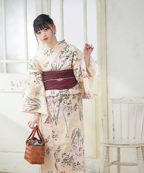 utatane（ウタタネ）の「選べる浴衣3点セット　utatane和歌山染工C（浴衣・レディース・その他4/その他6/その他1/その他3/その他2/その他5・FREE）」の4枚目の写真