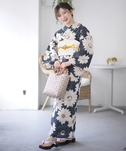 utatane（ウタタネ）の「選べる浴衣3点セット　utatane和歌山染工C（浴衣・レディース・その他4/その他6/その他1/その他3/その他2/その他5・FREE）」の7枚目の写真