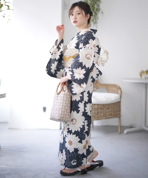 utatane（ウタタネ）の「選べる浴衣3点セット　utatane和歌山染工C（浴衣・レディース・その他4/その他6/その他1/その他3/その他2/その他5・FREE）」の8枚目の写真