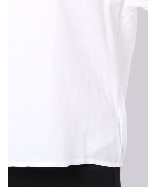 dazzlin（ダズリン）の「ギャザータックハーフスリーブブラウス（シャツ/ブラウス・レディース・オフホワイト/ブルー/ブラウン・FREE）」の16枚目の写真