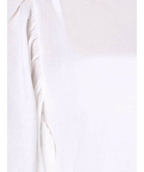 dazzlin（ダズリン）の「ギャザータックハーフスリーブブラウス（シャツ/ブラウス・レディース・オフホワイト/ブルー/ブラウン・FREE）」の19枚目の写真