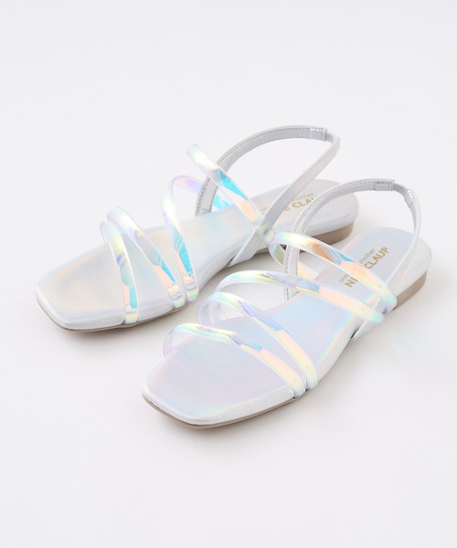 one after another NICE CLAUP（ワンアフターアナザーナイスクラップ）の「PVCチューブフラットサンダル（サンダル・レディース・クリア/その他・S/M/L/LL）」の15枚目の写真