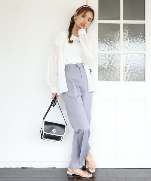 one after another NICE CLAUP（ワンアフターアナザーナイスクラップ）の「PVCチューブフラットサンダル（サンダル・レディース・クリア/その他・S/M/L/LL）」の10枚目の写真