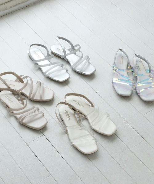 one after another NICE CLAUP（ワンアフターアナザーナイスクラップ）の「PVCチューブフラットサンダル（サンダル・レディース・クリア/その他・S/M/L/LL）」の12枚目の写真