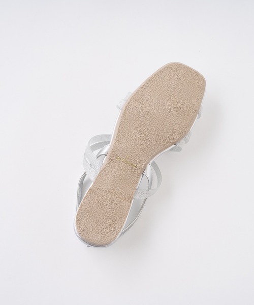 one after another NICE CLAUP（ワンアフターアナザーナイスクラップ）の「PVCチューブフラットサンダル（サンダル・レディース・クリア/その他・S/M/L/LL）」の6枚目の写真